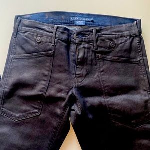 Ralph Lauren jeans. NWOT. Waxed finish. Size 27.